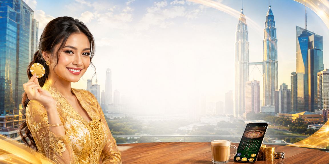 Pemain kasino mudah alih Kuala Lumpur berbaju kebaya menggunakan 9kelab